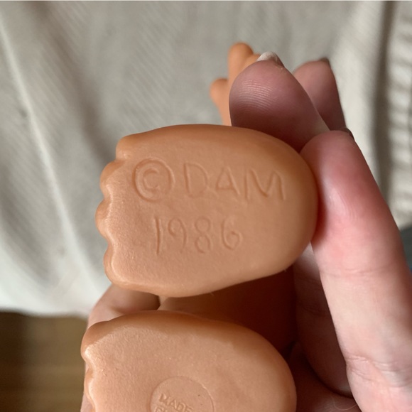 1986 DAM Norfin Troll Doll 4.5" Purple Hair - Picture 5 of 11